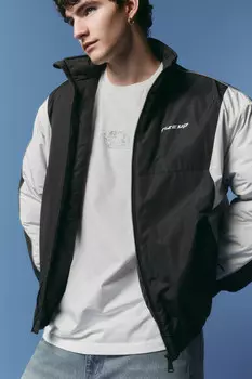 Куртка-олимпийка утепленная с надписью