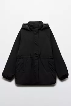 Куртка-парка утепленная с капюшоном