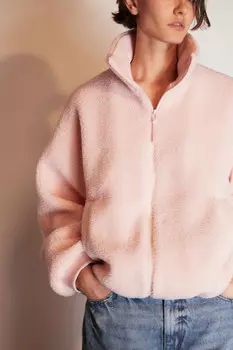 Куртка плюшевая на молнии