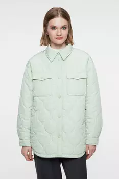 Куртка-рубашка oversize с нагрудными карманами