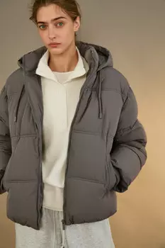 Куртка стеганая с капюшоном