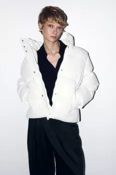 Куртка стеганая с воротником-стойкой