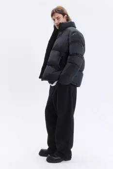 Куртка стеганая с воротником-стойкой