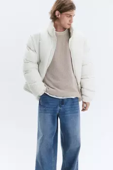 Куртка стеганая с воротником-стойкой