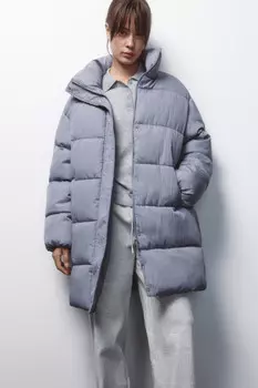 Куртка стеганая с воротником-стойкой