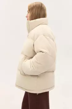 Куртка стеганая с воротником-стойкой