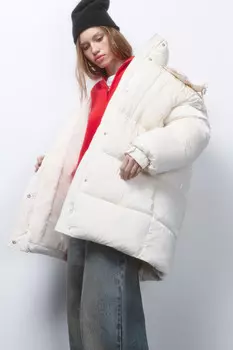 Куртка стеганая с жемчужным покрытием