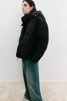 Куртка стеганая со съемным капюшоном