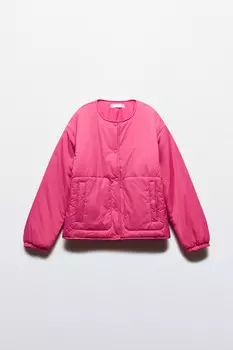 Куртка утепленная без воротника