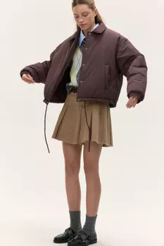 Куртка утепленная с утяжками по низу