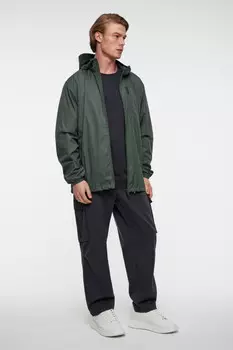 Куртка-ветровка oversize с капюшоном