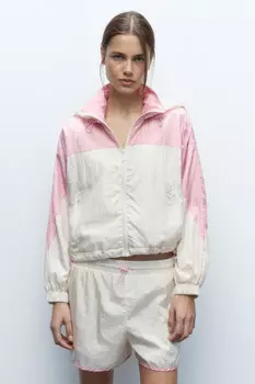 Куртка-ветровка спортивная с капюшоном