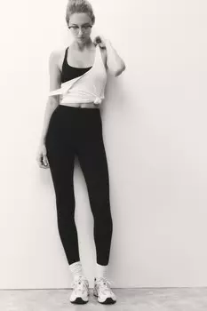 Леггинсы спортивные бесшовные с рельефами