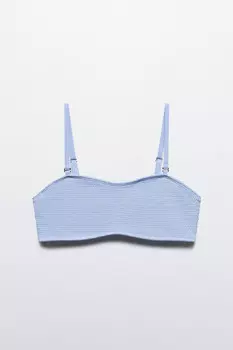 Лиф-бандо купальный на тонких бретелях