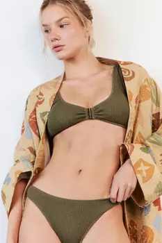 Лиф-бра купальный из жатой ткани