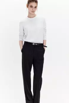 Лонгслив базовый из хлопкового трикотажа