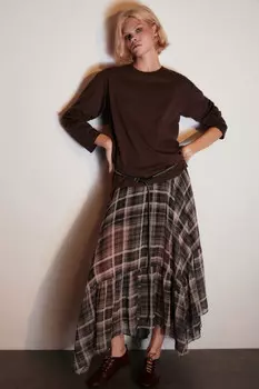 Лонгслив базовый из хлопкового трикотажа