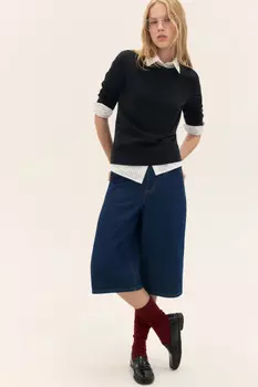 Лонгслив из хлопкового трикотажа