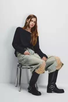 Лонгслив на одно плечо