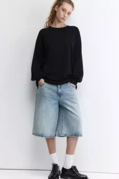 Лонгслив oversize хлопковый удлиненный