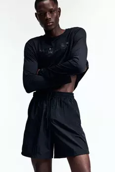 Лонгслив спортивный сетчатый с надписью