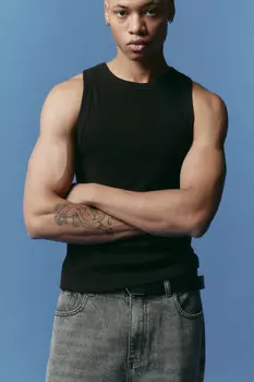 Майка базовая хлопковая