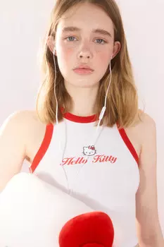 Майка домашняя хлопковая с принтом