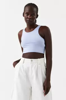 Майка хлопковая укороченная