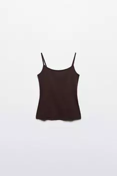 Майка MEGAN базовая на тонких бретелях