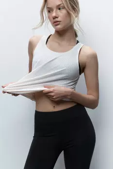 Майка oversize спортивная из сетки