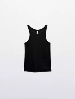 Майка TANKTOP облегающая в рубчик