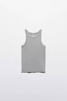 Майка TANKTOP облегающая в рубчик