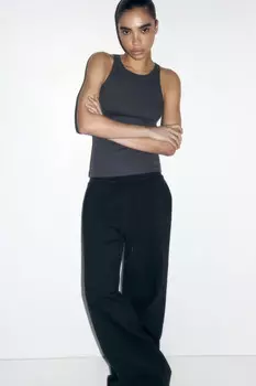 Майка TANKTOP облегающая в рубчик