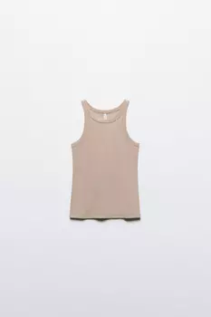 Майка TANKTOP облегающая в рубчик