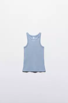 Майка TANKTOP облегающая в рубчик