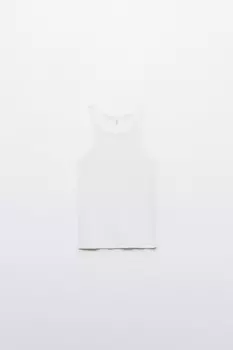 Майка TANKTOP облегающая в рубчик