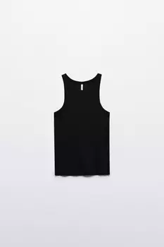 Майка TANKTOP облегающая в рубчик