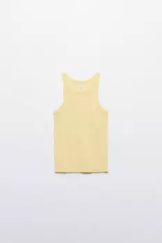 Майка TANKTOP облегающая в рубчик