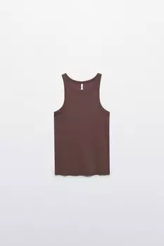 Майка TANKTOP облегающая в рубчик