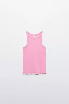 Майка TANKTOP облегающая в рубчик