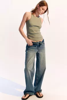 Майка TANKTOP облегающая в рубчик