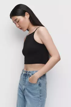 Майка-топ CROPTOP хлопковая укороченная