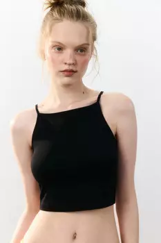 Майка-топ на тонких бретельках