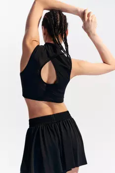 Майка-топ спортивная из сетки