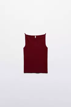 Майка вискозная на тонких бретелях