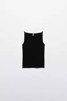 Майка вискозная на тонких бретелях