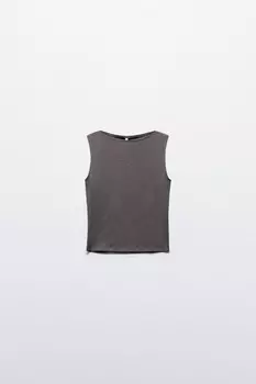 Майка вискозная с вырезом-лодочкой