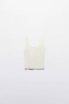 Майка вискозная с кружевом