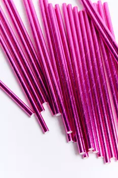 Набор бумажных трубочек для коктейлей