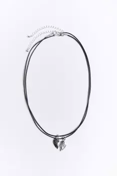 Набор колье с парными подвесками (2 штуки)